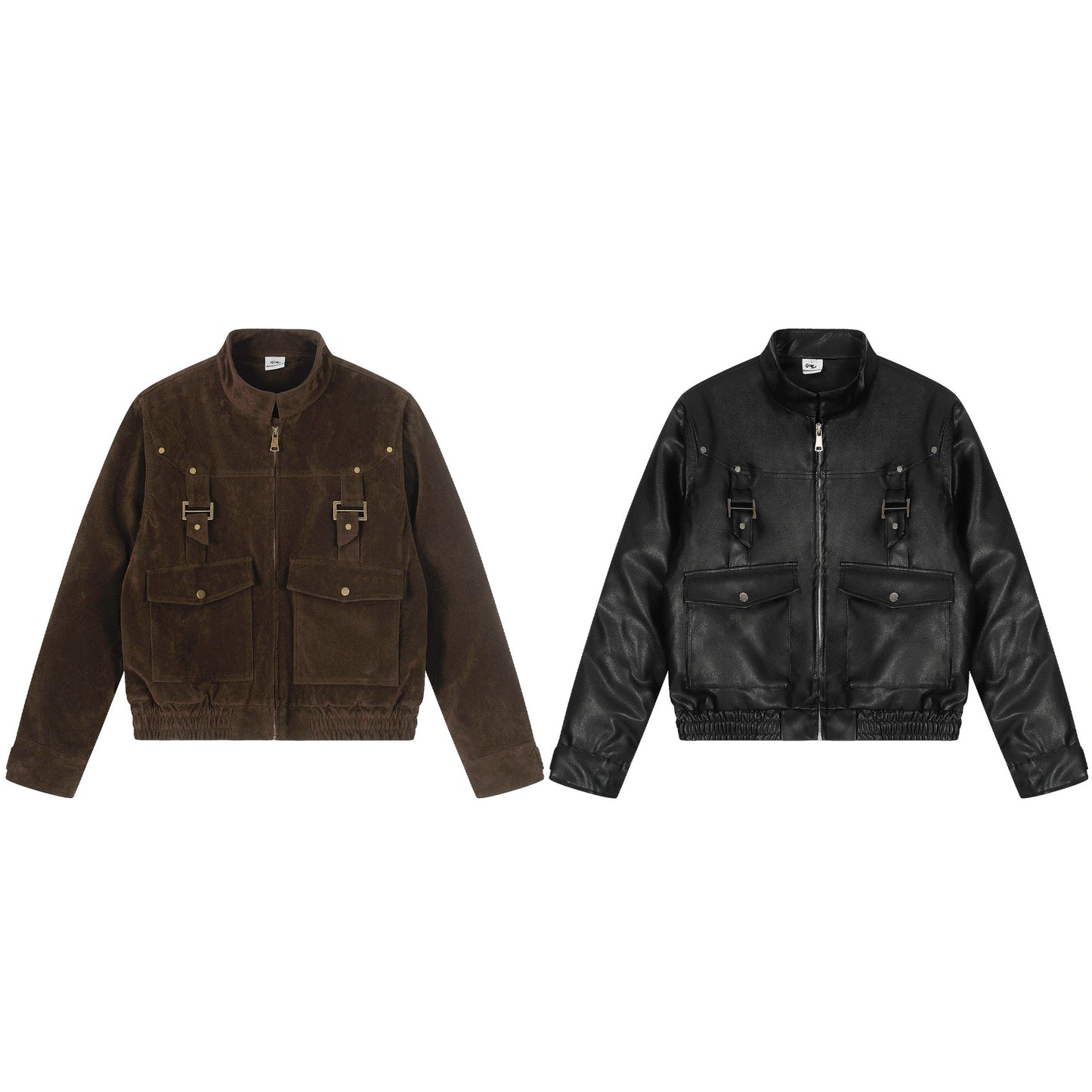 Suede high-end jacket for women's short jacket