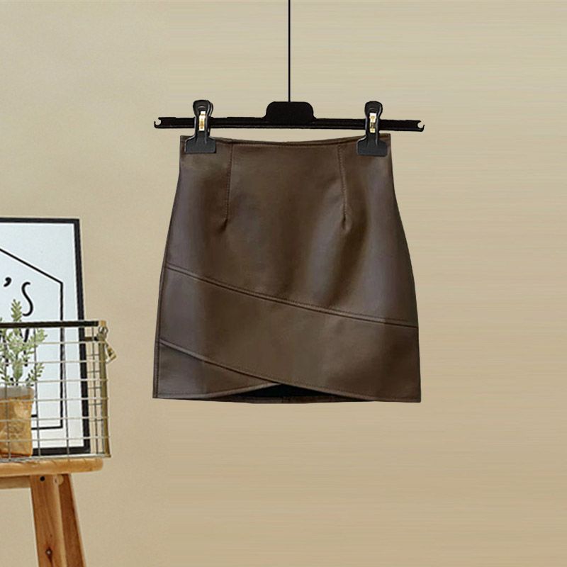Vintage Leather Skirt