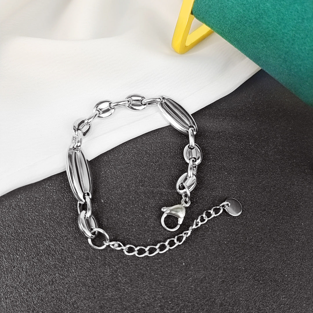 Korean Style Fashion Titanium Steel Bracelet