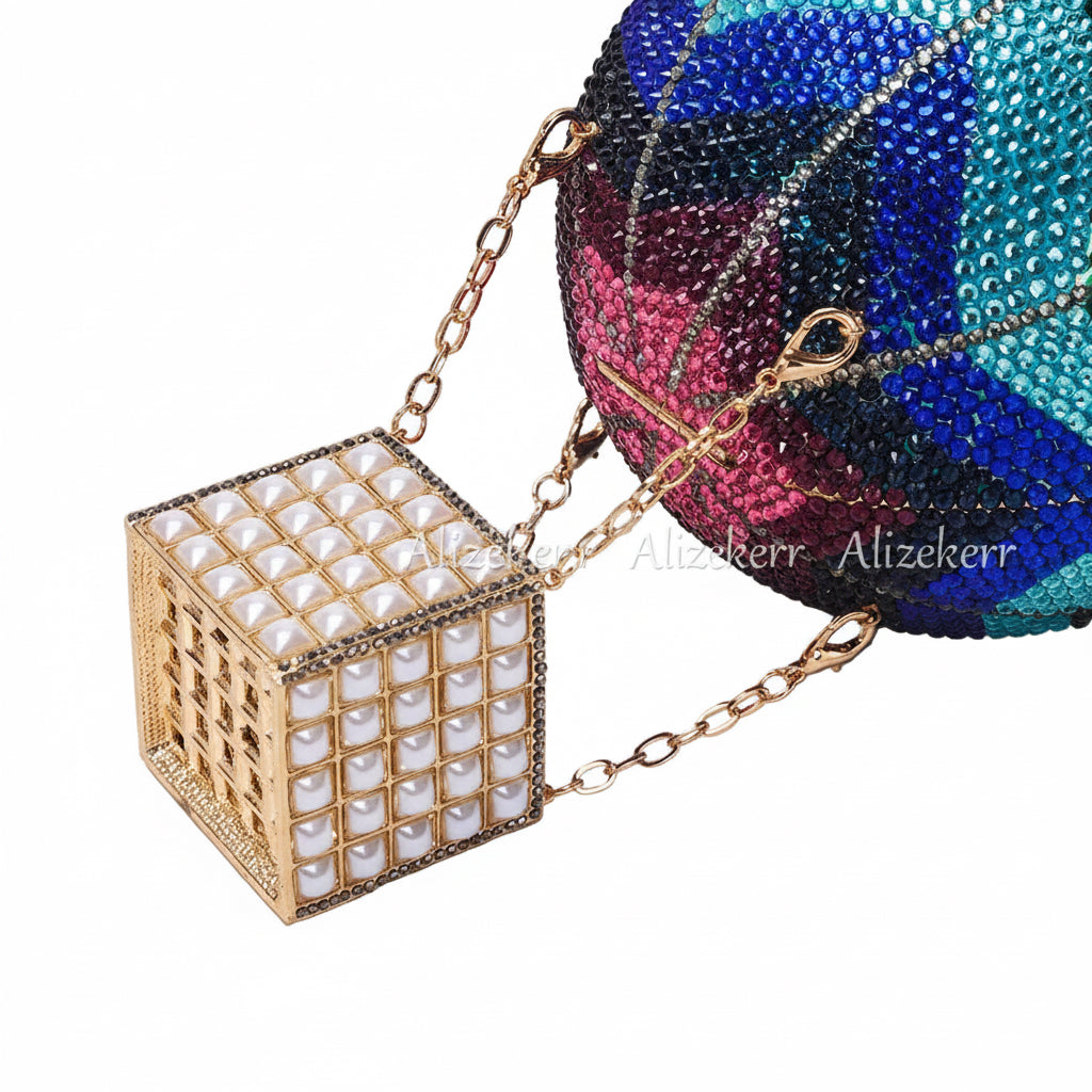 Luxury Hot Air Balloon Diamond Evening Bags