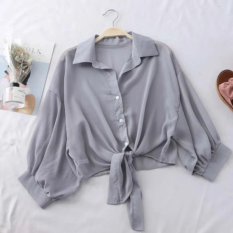 HELIAR Chiffon Shirt