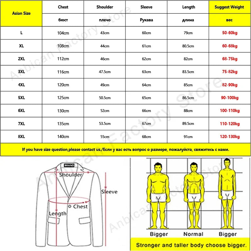 2024 New Plus Size Men's Winter Warm Jacket Fleece Parka Coat Black