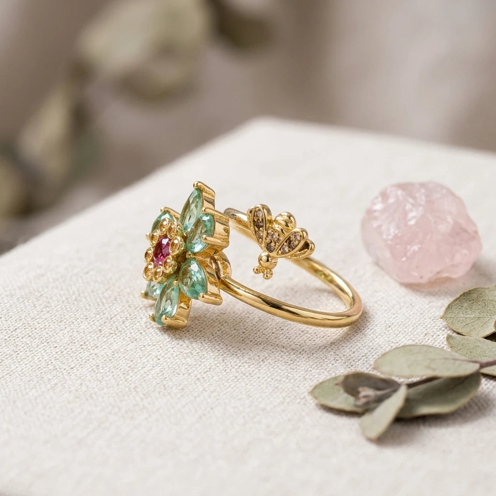 Cubic Zirconia Open Ring