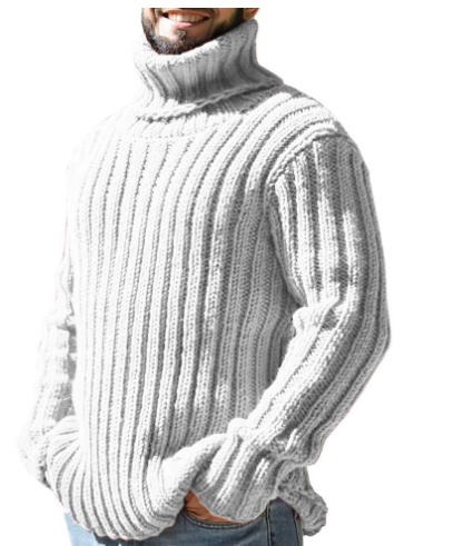 Men's Casual High Neck Sweater - Autumn/Winter 2020