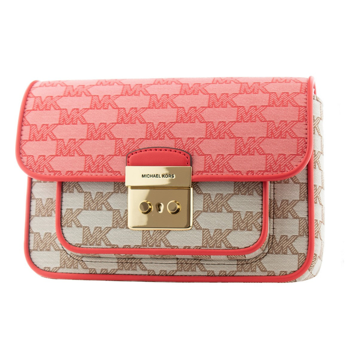 Women's Handbag Michael Kors 35T2GS9M2J-GRAPFRUT-MLT Pink 22 x 18 x 6