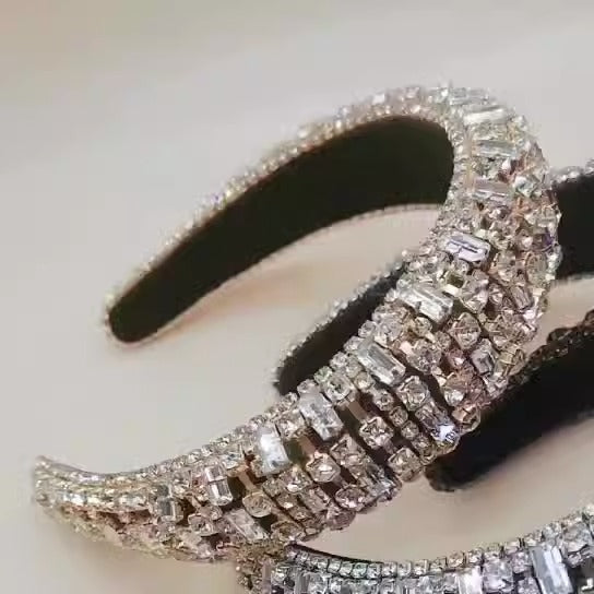 Rhinestone padded Headband