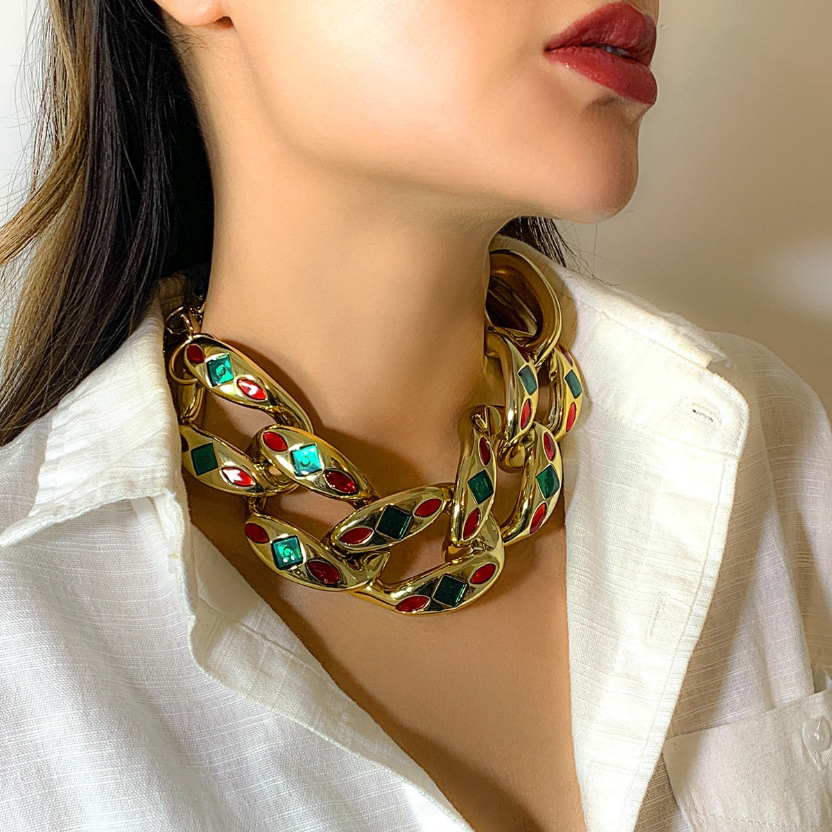 Geometric Necklace