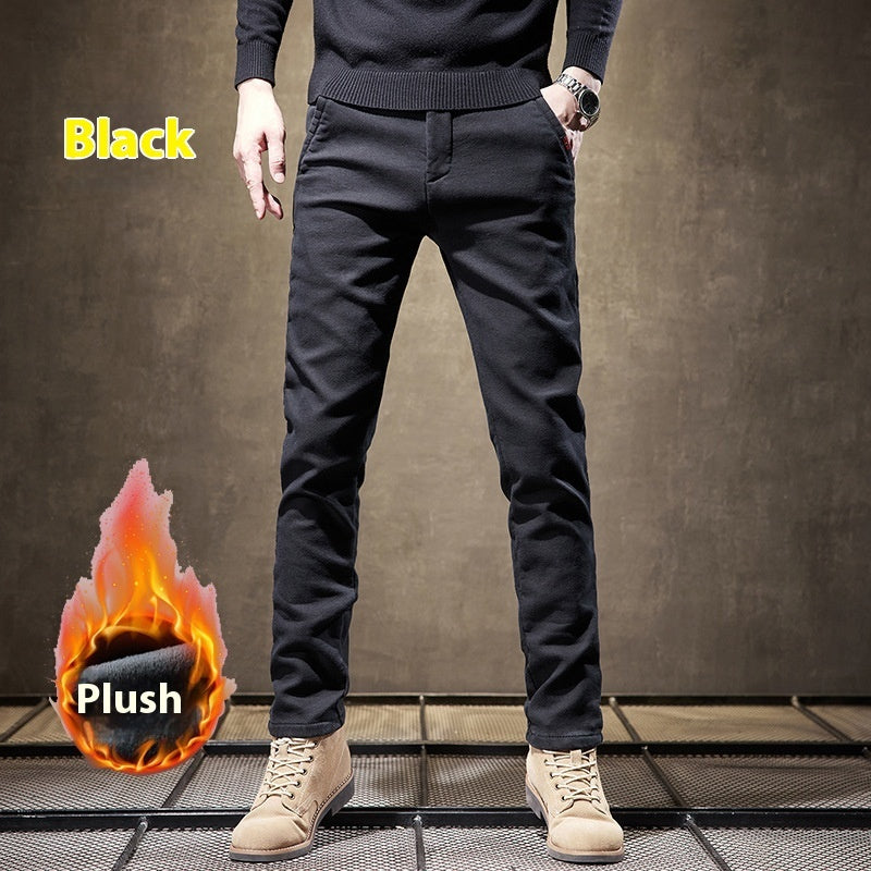 Slim Fit Straight Trousers