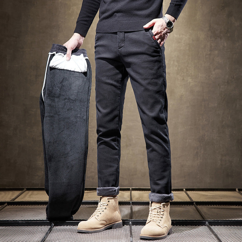 Slim Fit Straight Trousers