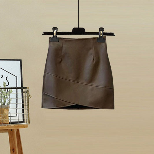 Vintage Leather Skirt