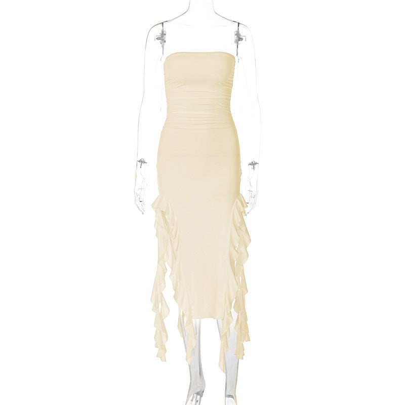 Personalized Chest Wrap Dress