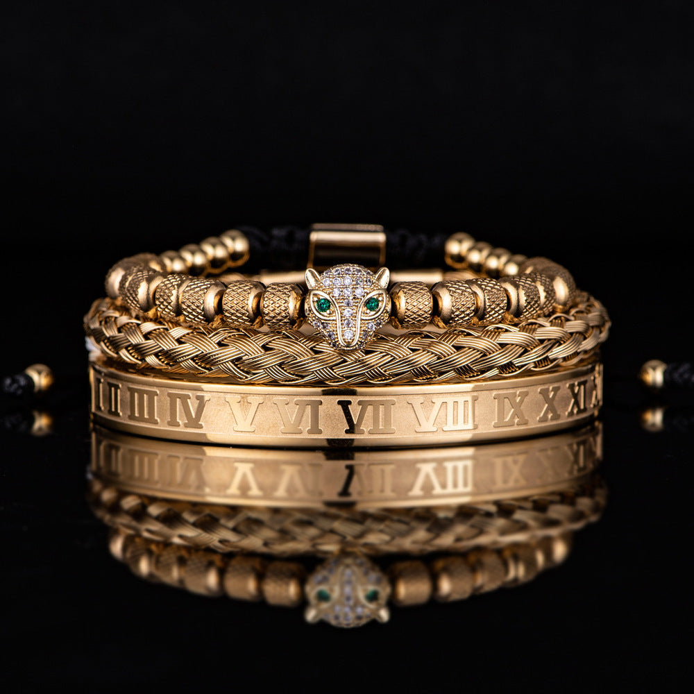 Pineapple Pearl Roman Bracelet