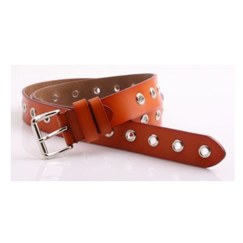 Genuine Leather Decorative Belt with Holes for Sweaters