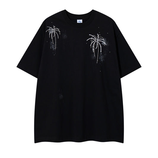 Cotton Sequin T Shirt