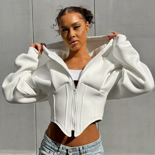 Zipper Trendy Hoodie