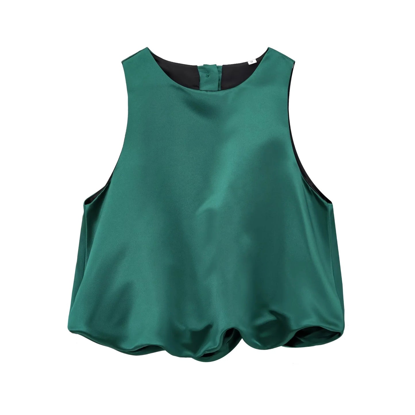 Silk texture sleeveless vest top