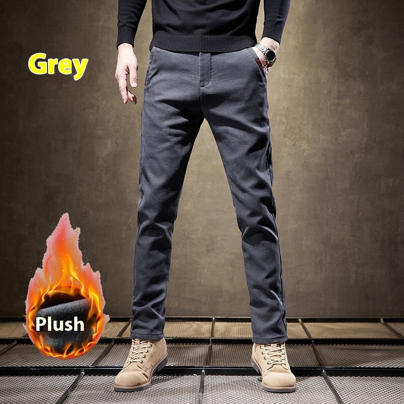Slim Fit Straight Trousers