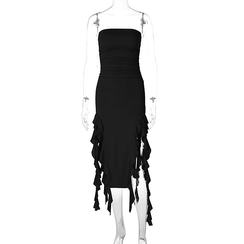 Personalized Chest Wrap Dress