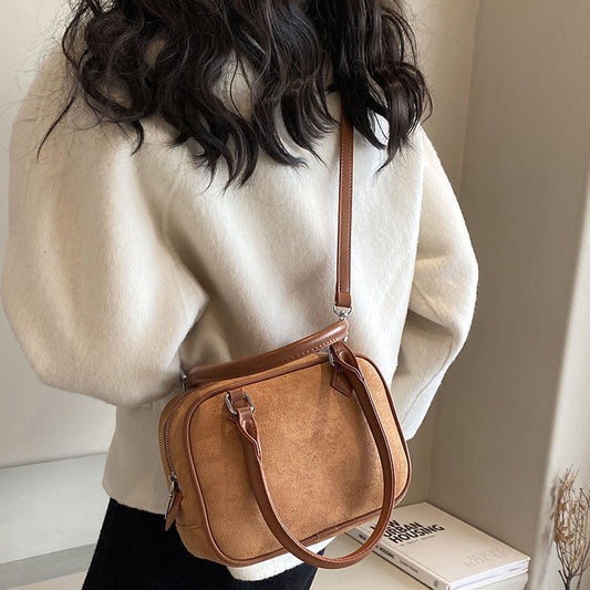 Fashion Crossbody Suede Handbag
