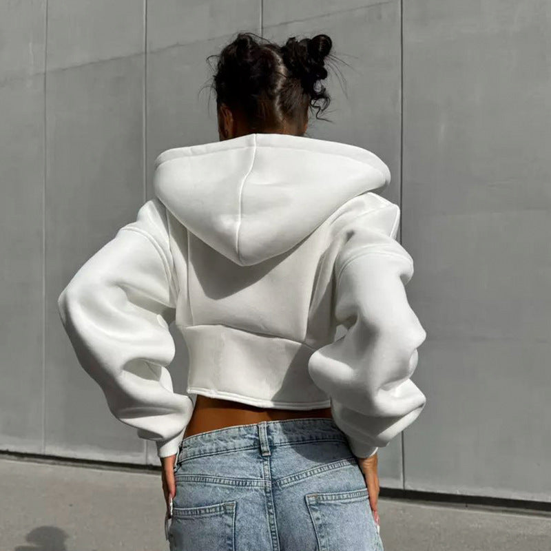 Zipper Trendy Hoodie