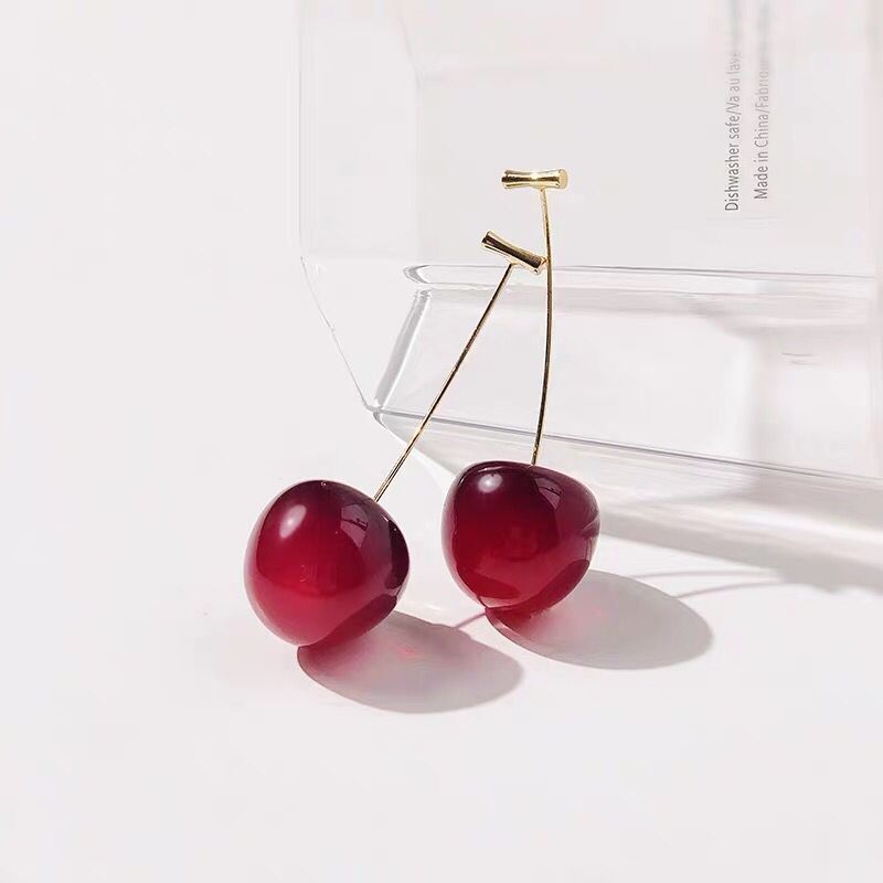 Cherry Korean Style Fruit Earrings