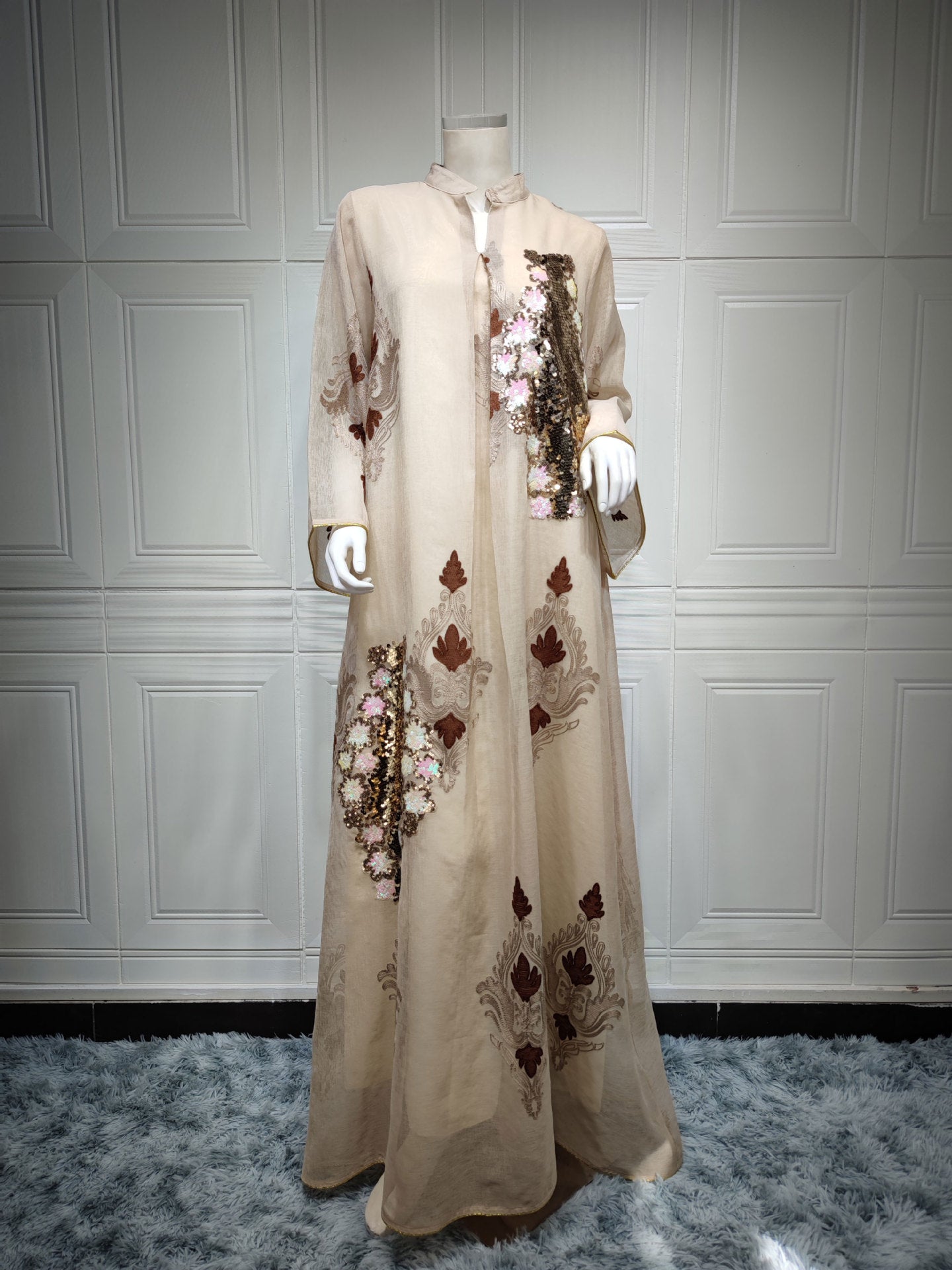 Dress with Sequins Evening Gown for Women