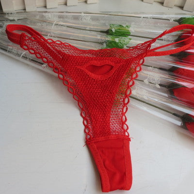 Creative Lace Thong with Rose Design for Gifts