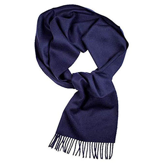 Great Natural Alpaca 100% Baby Alpaca scarf navy blue