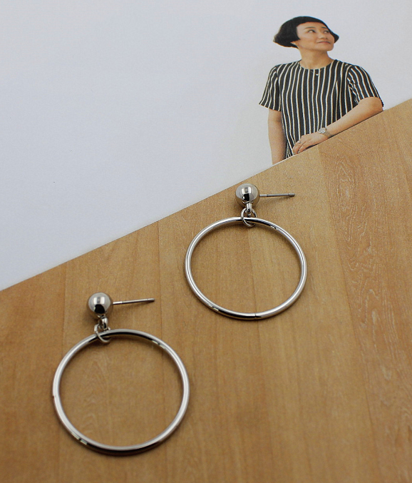 Handmade Minimalist Geometric Hoop Earrings