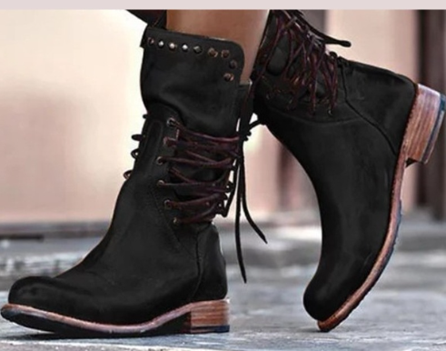 New Autumn Winter High-Heeled Thick Boots