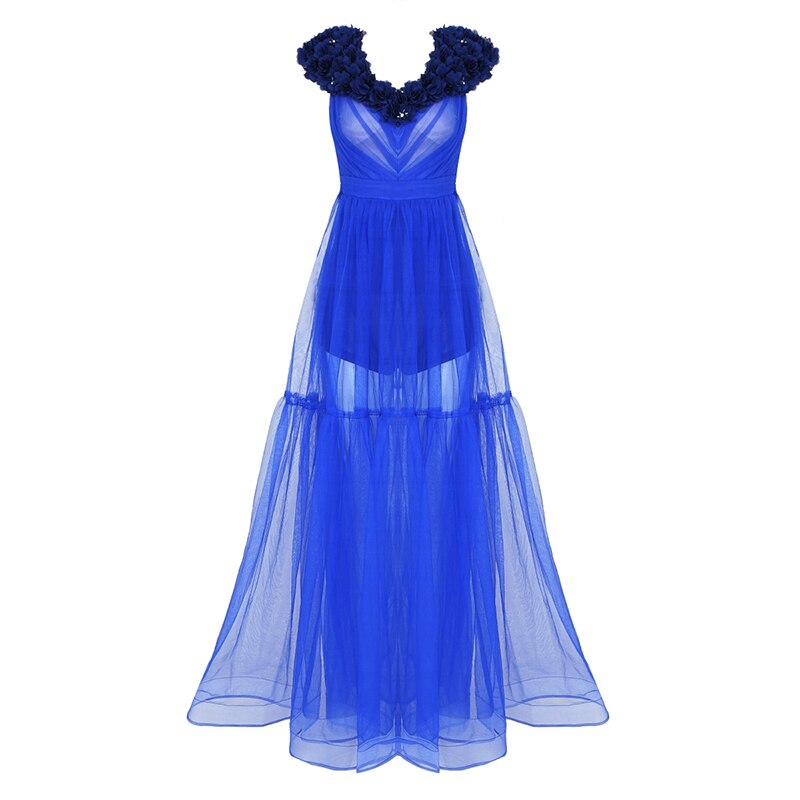 Designer Blue Long Dress