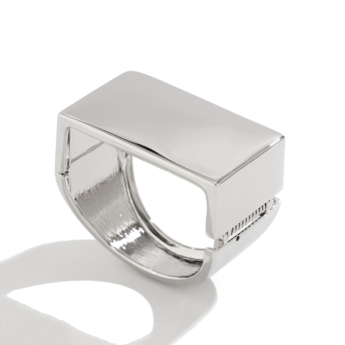 Retro metal square mirror bracelet