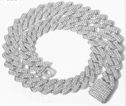 18mm Cuban Link Men's Punk Hip Hop Necklace