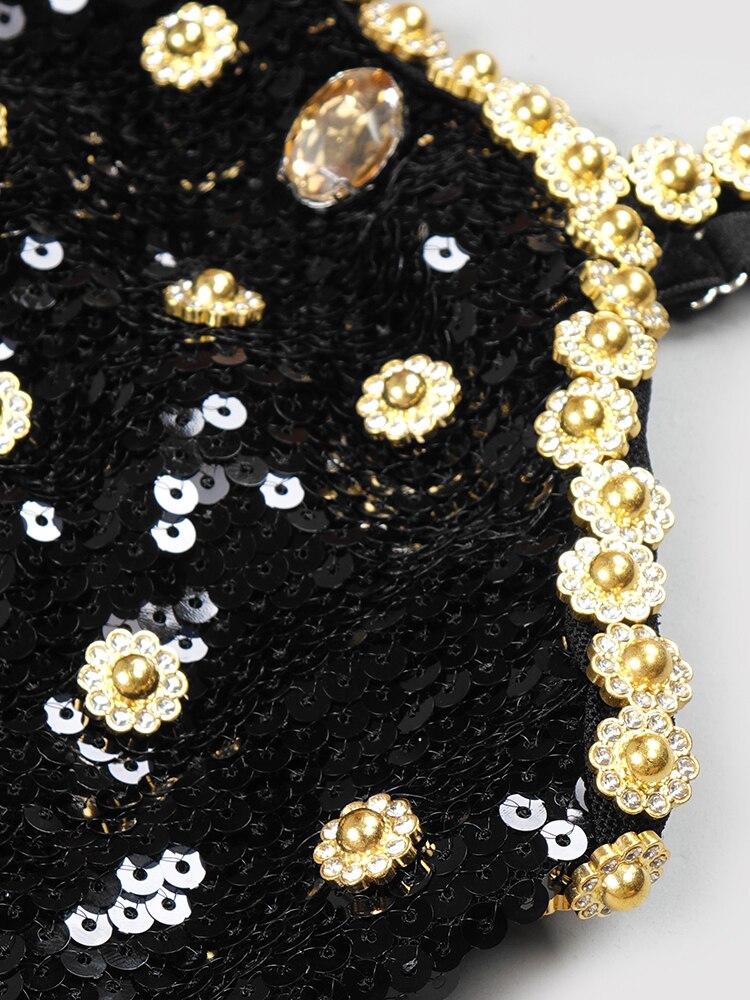 Evening Sequins Spaghetti Strap Dresses