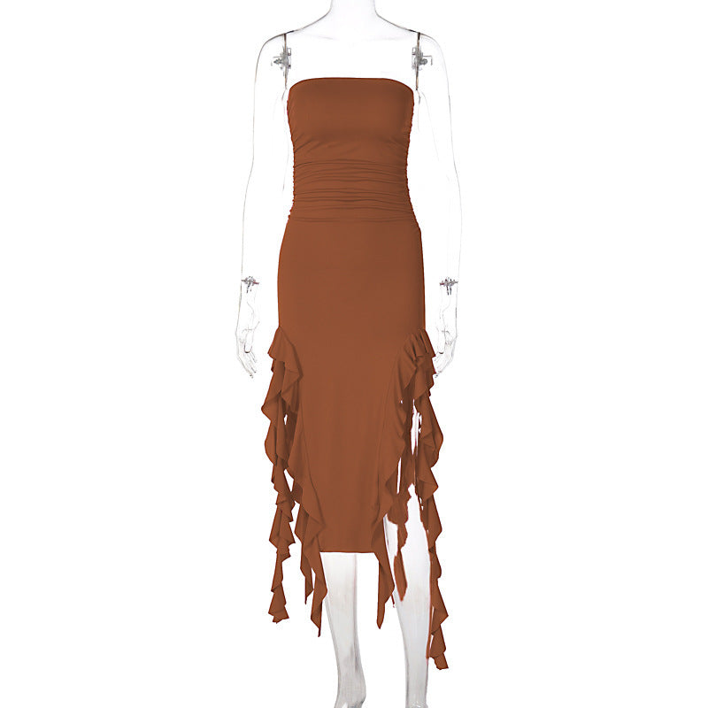 Personalized Chest Wrap Dress