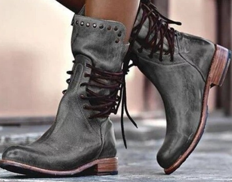 New Autumn Winter High-Heeled Thick Boots