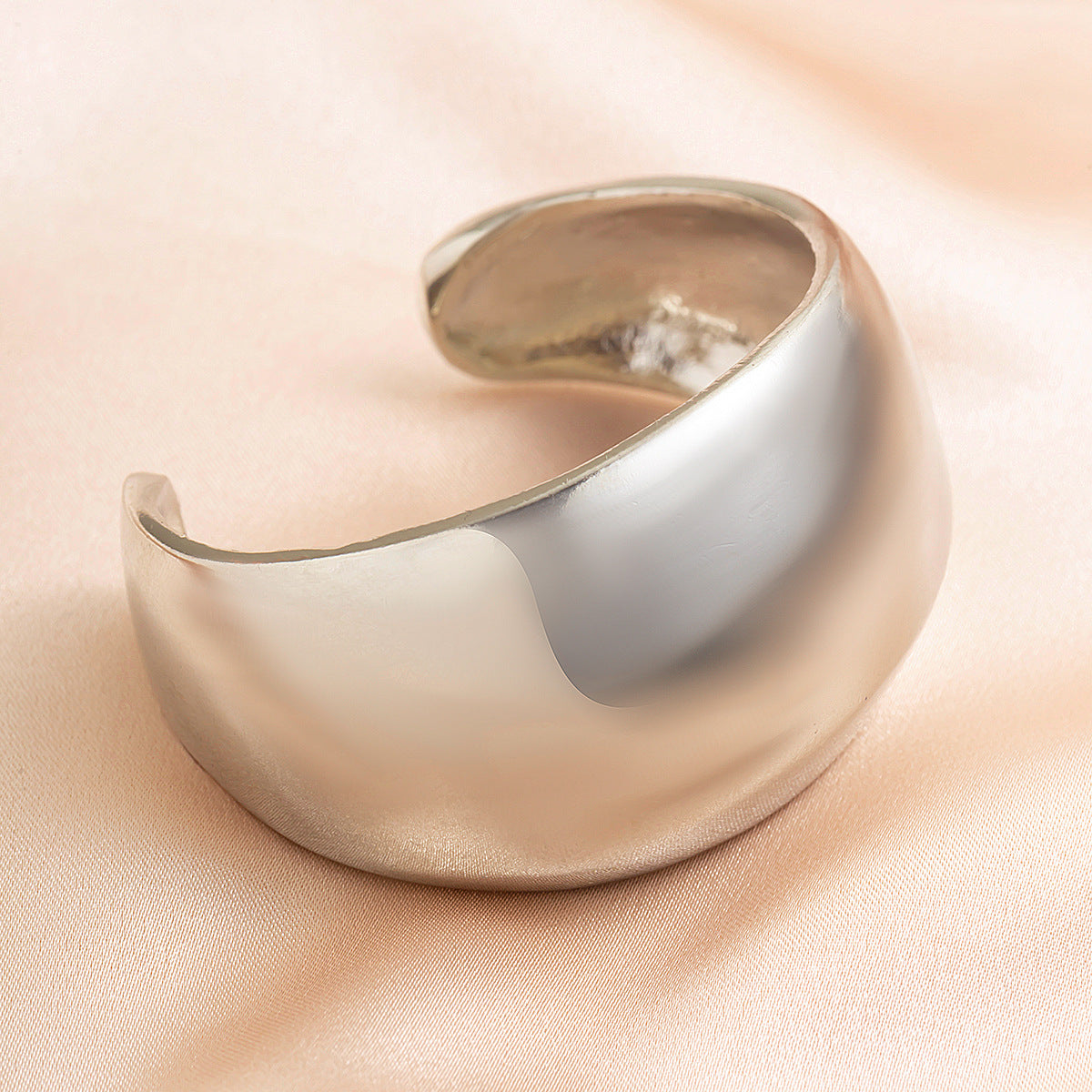 Retro metal square mirror bracelet