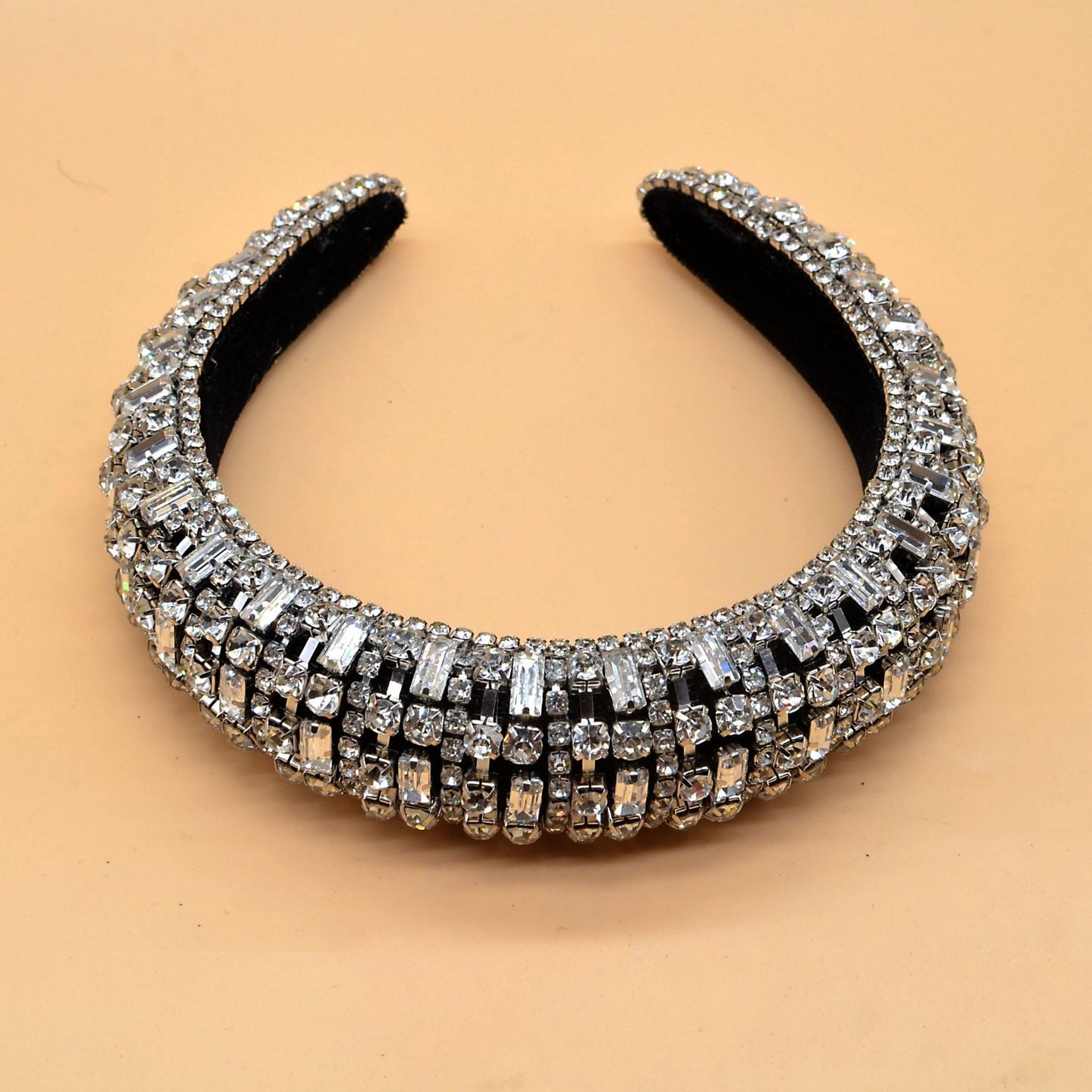 Rhinestone padded Headband