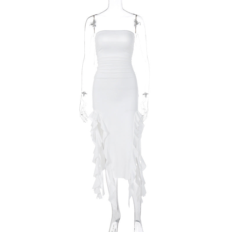 Personalized Chest Wrap Dress
