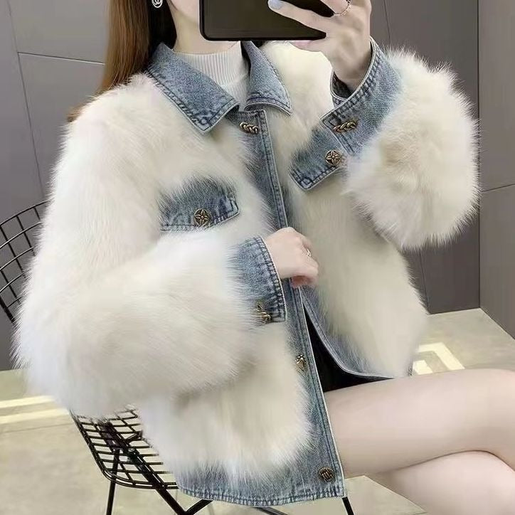 Denim Patchwork Jacket