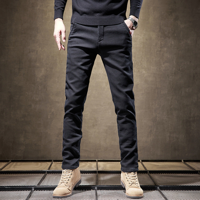 Slim Fit Straight Trousers