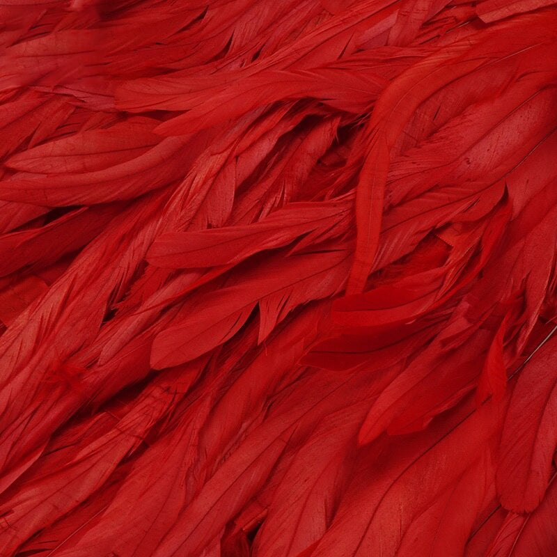 Designer sequin Feather Party Dress