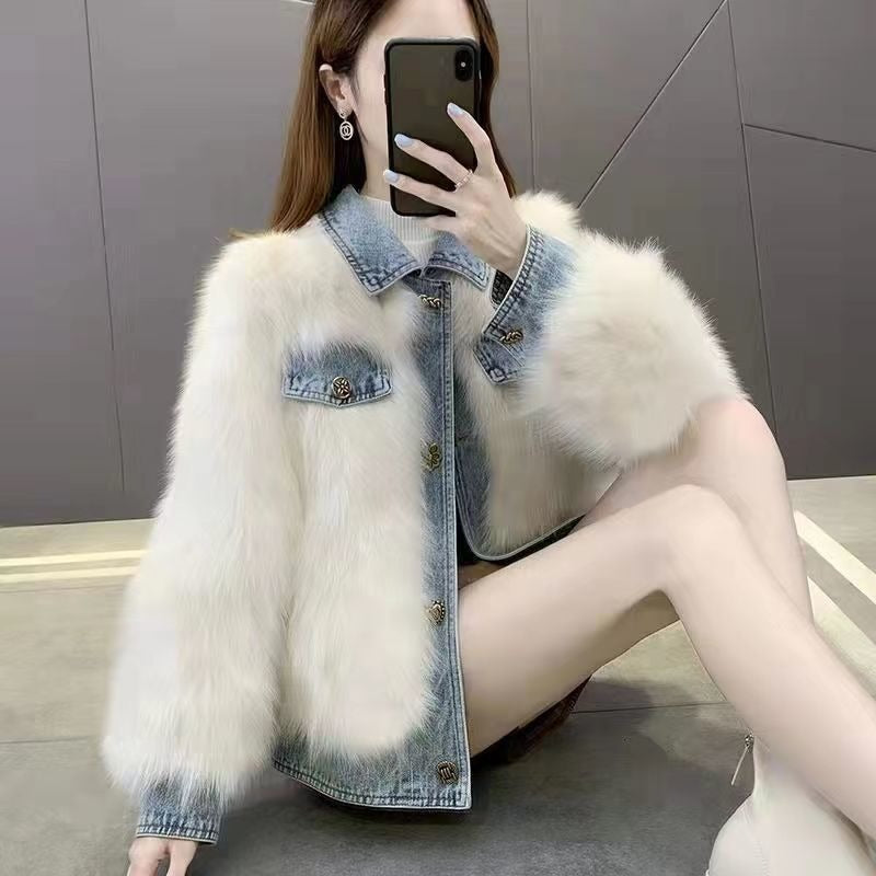Denim Patchwork Jacket