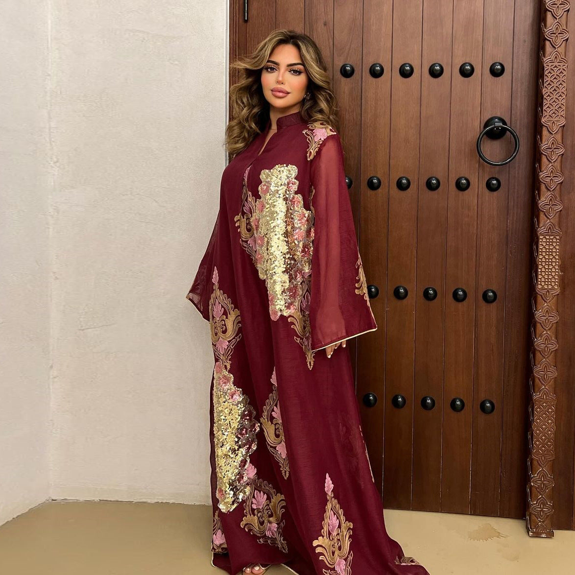 Dress with Sequins Evening Gown for Women