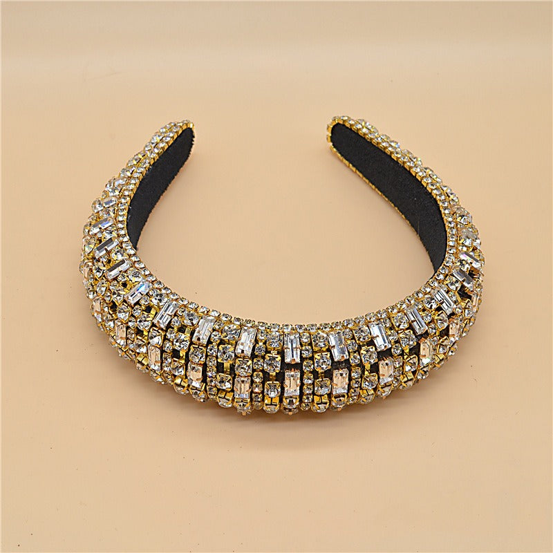 Rhinestone padded Headband