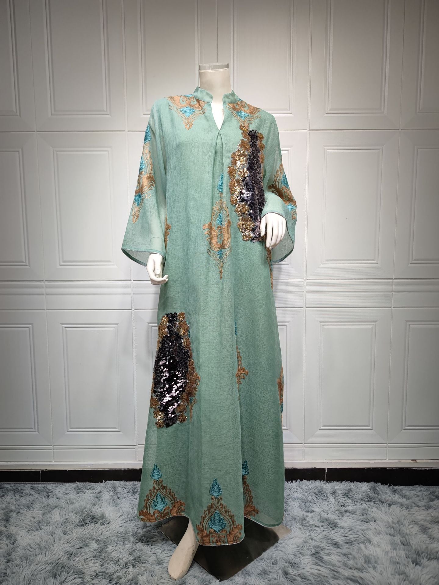 Dress with Sequins Evening Gown for Women