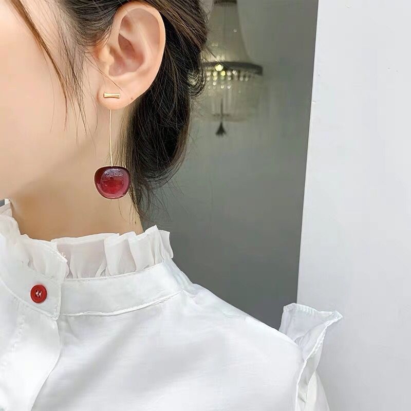 Cherry Korean Style Fruit Earrings
