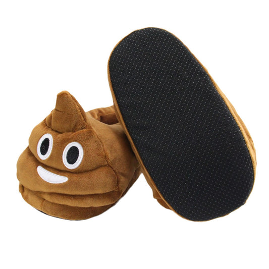 Plush Poop Slippers, Cute Funny  Poop Indoor Creative Warm Cotton Shoes Wholesale