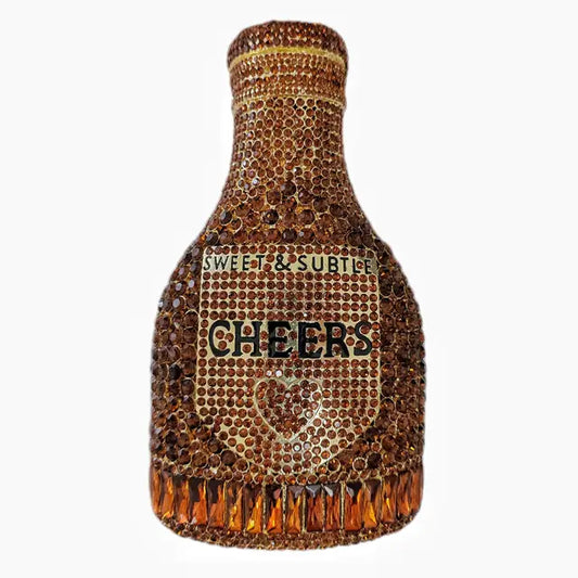 Luxury Bottle  Crystal  Rhinestone Bags