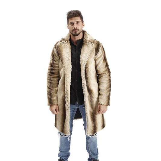 Luxury Rabbit  Fur Mens Coat